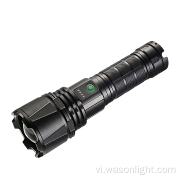 Wason hạng nặng nhiệm vụ cao Lumens XHP90 Săn bắn câu cá và khai thác đèn pin Convex Lens có thể phóng to Đèn pin có thể phóng đại cho ngành công nghiệp